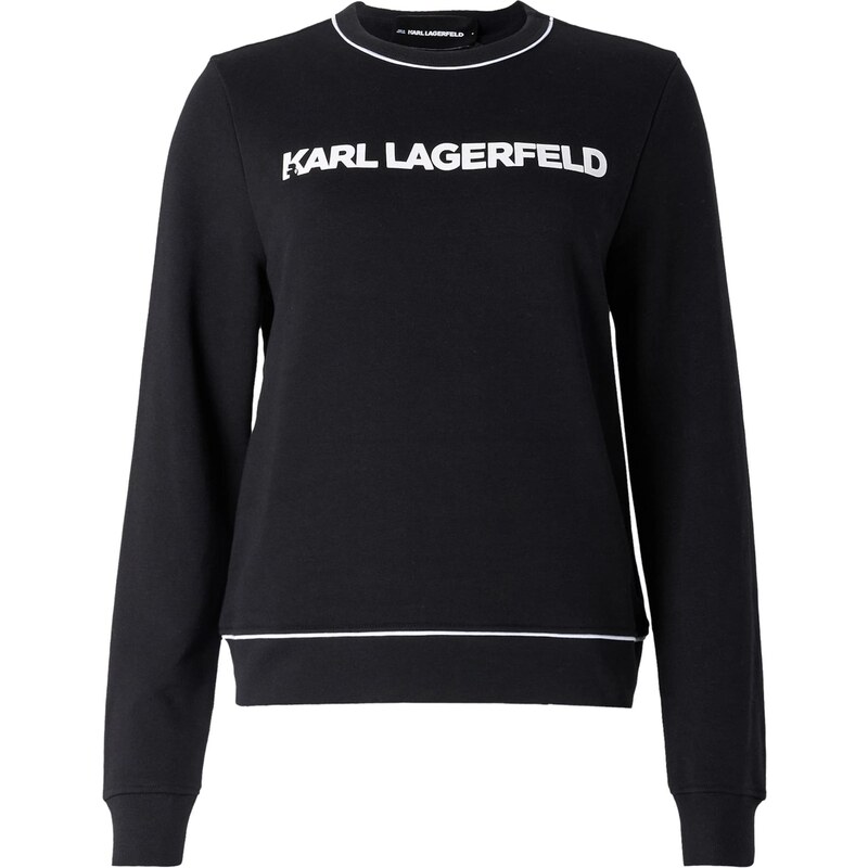 Karl Lagerfeld Mikina čierna / biela 67457276
