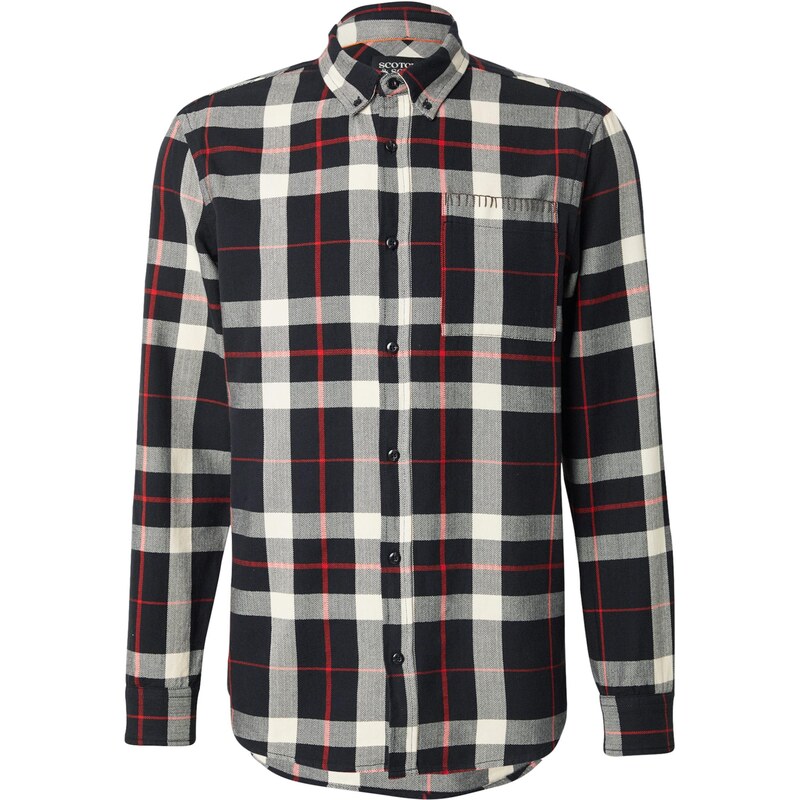 SCOTCH & SODA Košeľa svetlobéžová / červená / čierna 67457320