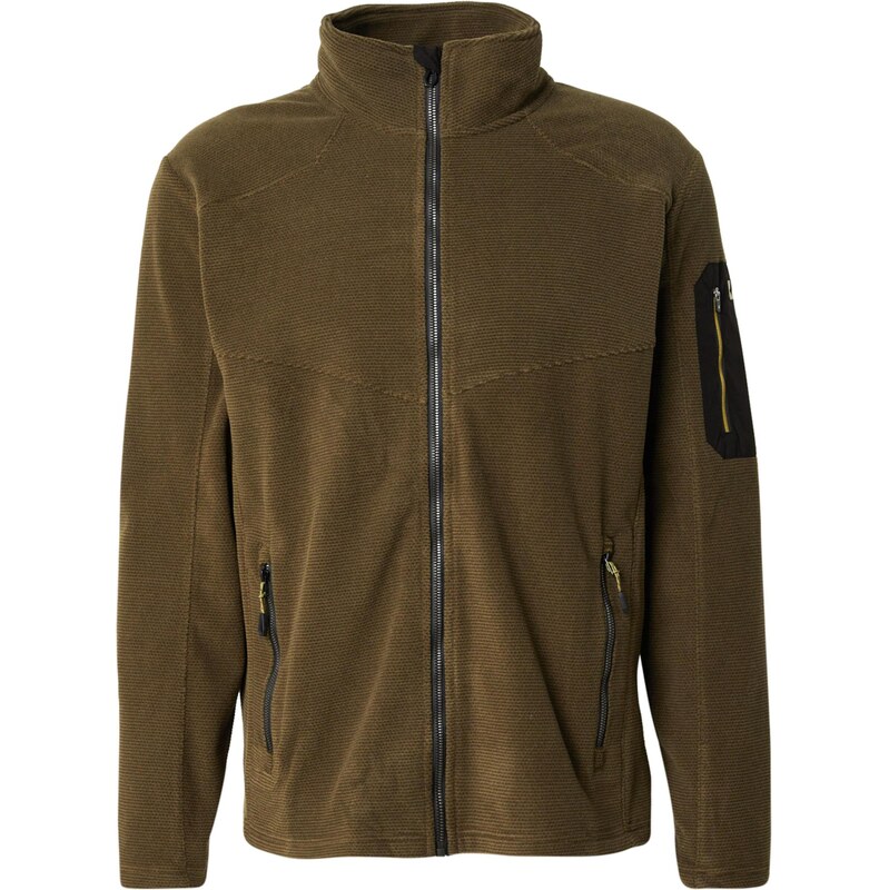 KILLTEC Funkčná flisová bunda KOW 90 olivová / čierna 67457368