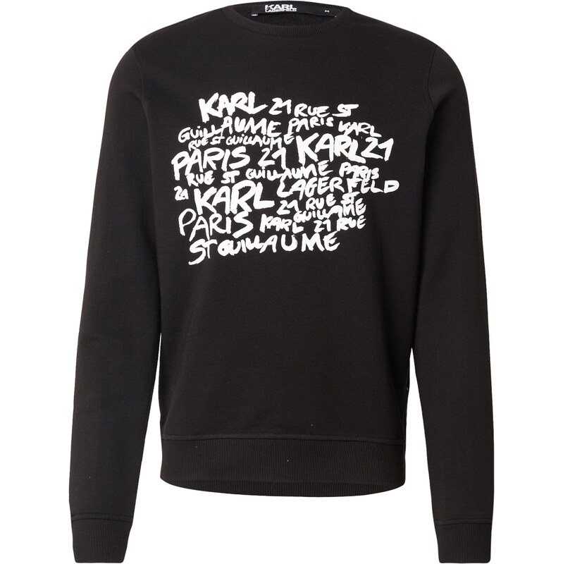 Karl Lagerfeld Mikina čierna / biela 67457376