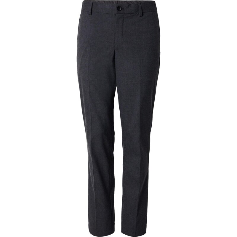 SELECTED Nohavice s pukmi SLHLIAM antracitová 67457555