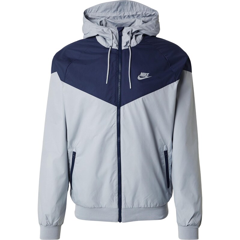Nike Sportswear Prechodná bunda námornícka modrá / sivá 67457586