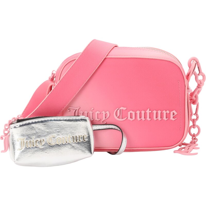 Juicy Couture Taška cez rameno ružová / strieborná 67458579
