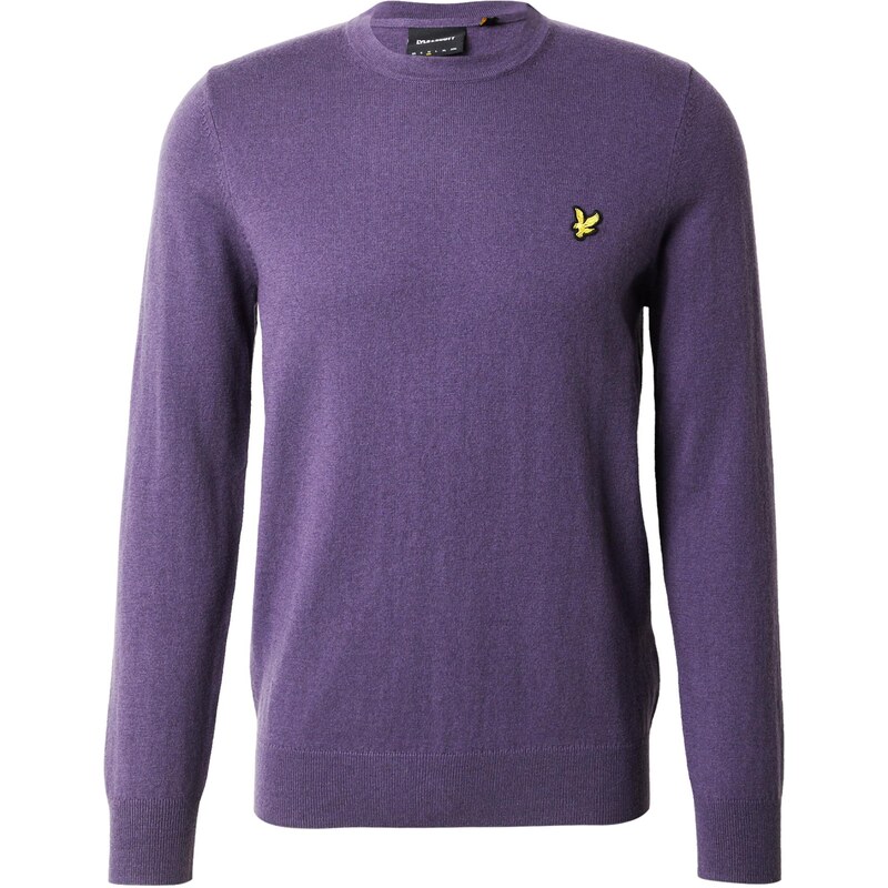 Lyle & Scott Sveter žltá / fialová 67458587