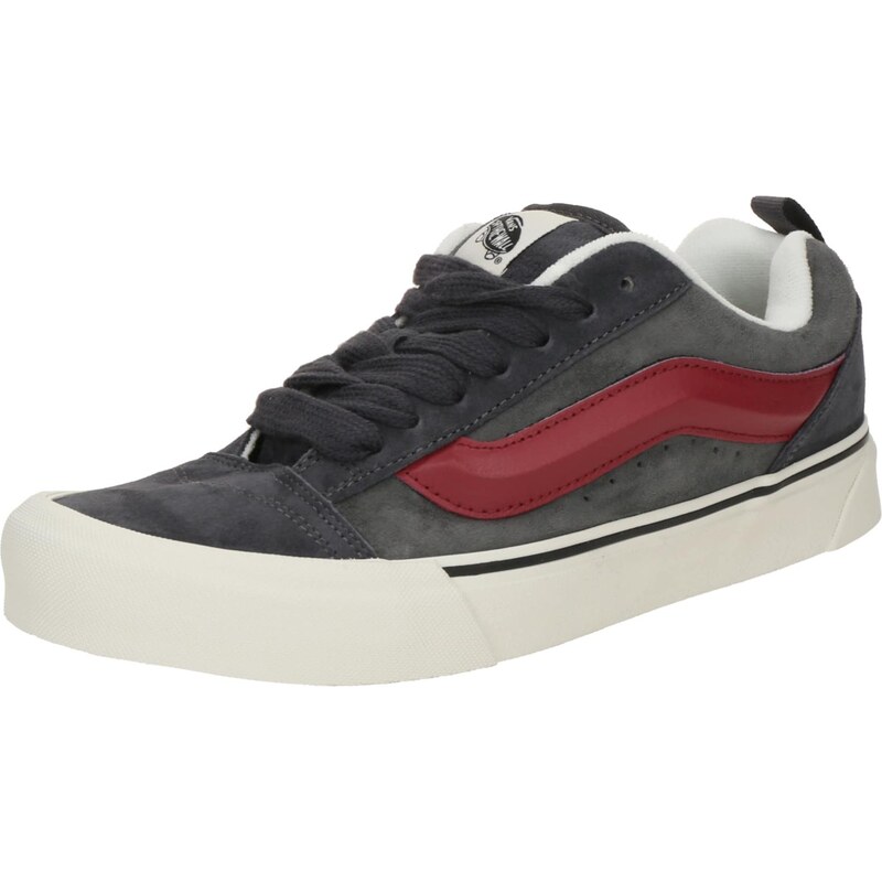 VANS Nízke tenisky Knu Skool tmavosivá / tmavočervená / biela 67458602
