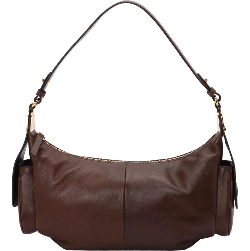 Coccinelle Kabelka na rameno CAMPUS VINTAGE tmavohnedá 67458681