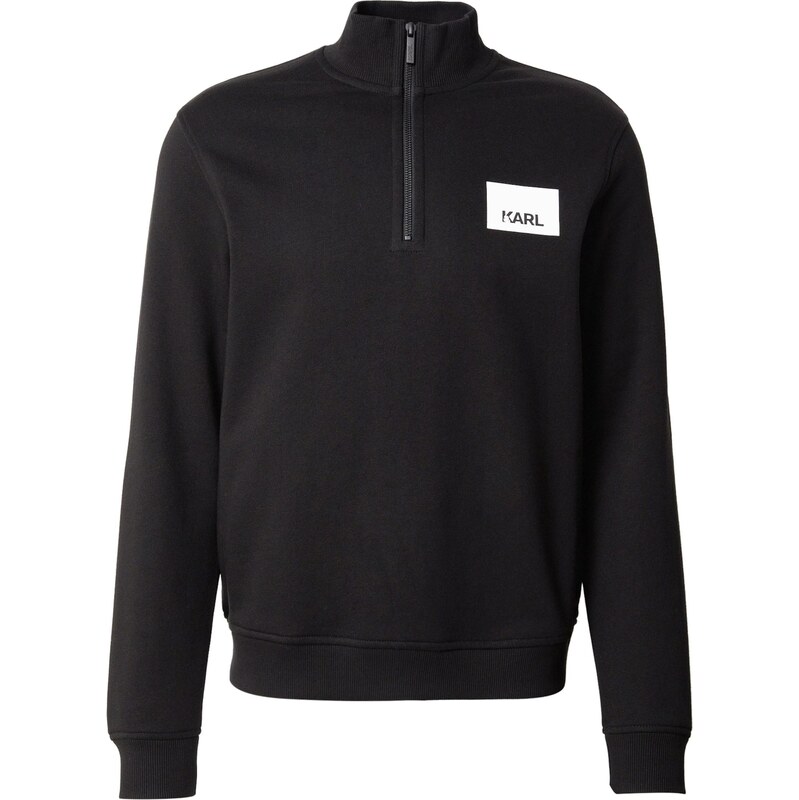 Karl Lagerfeld Mikina čierna / biela 67458710