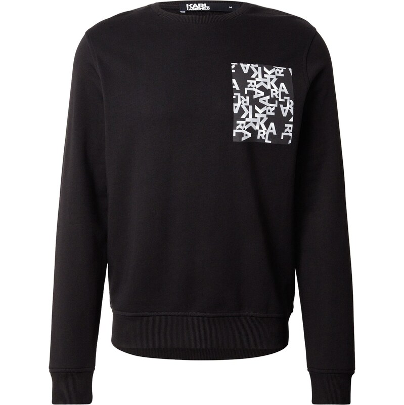 Karl Lagerfeld Mikina čierna / biela 67458704