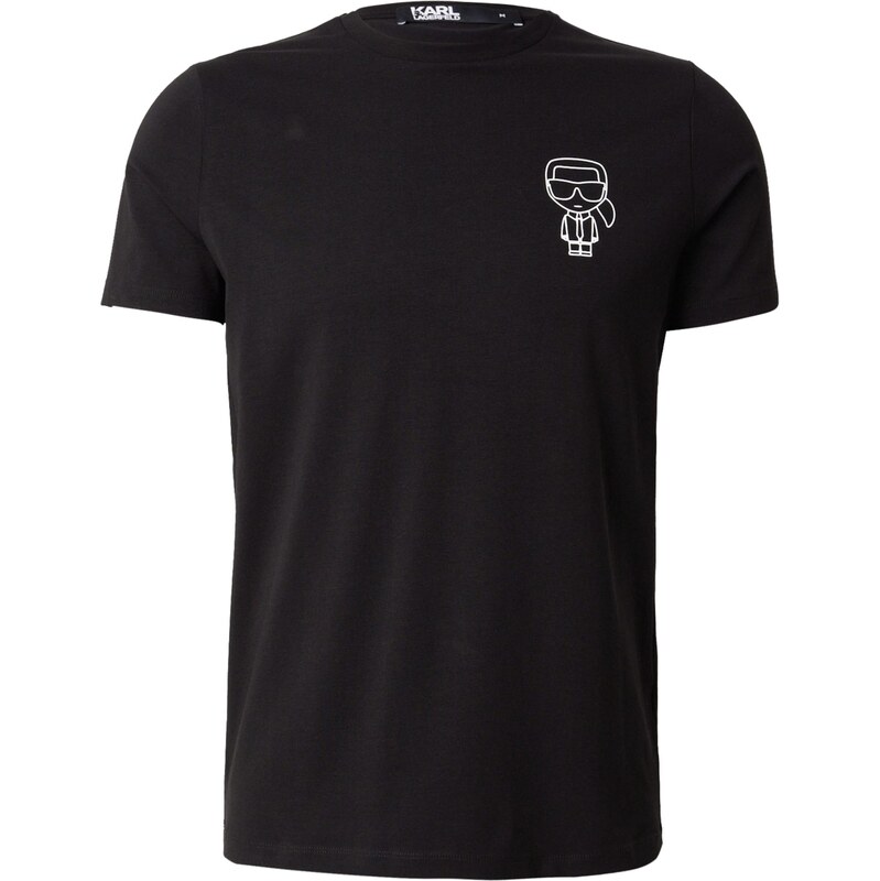 Karl Lagerfeld Tričko čierna / biela 67458712