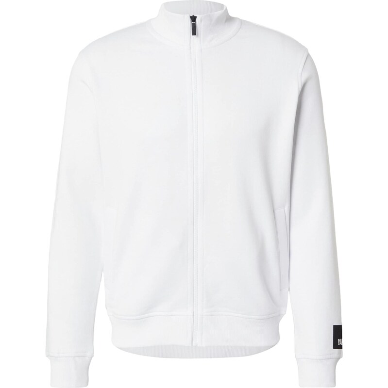 Karl Lagerfeld Tepláková bunda čierna / biela 67458705