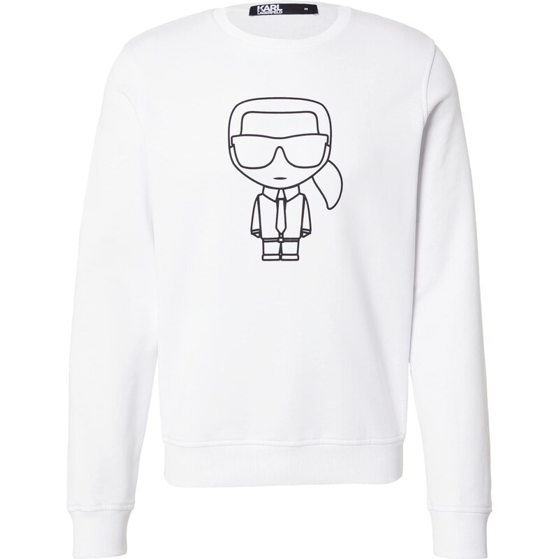 Karl Lagerfeld Mikina čierna / biela 67458719