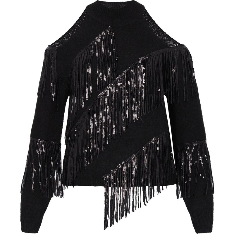 IZIA Sveter čierna / strieborná 67458763