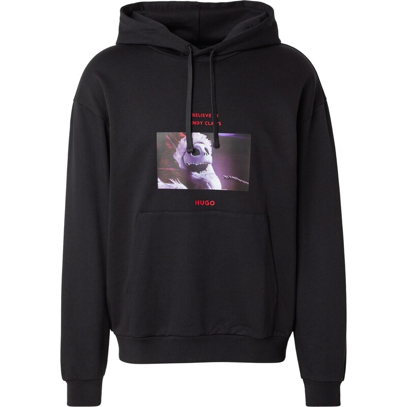 HUGO Mikina Diskellington_NBC svetlofialová / tmavofialová / 67458770