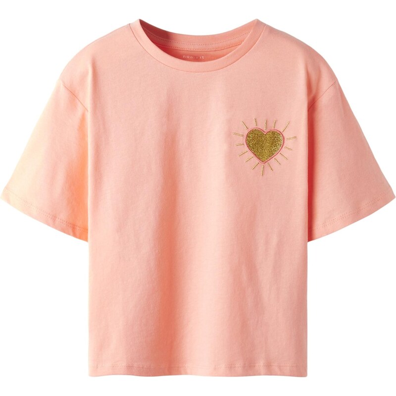 NAME IT Tričko NKFBEATRICE zlatá / marhuľová 67458800