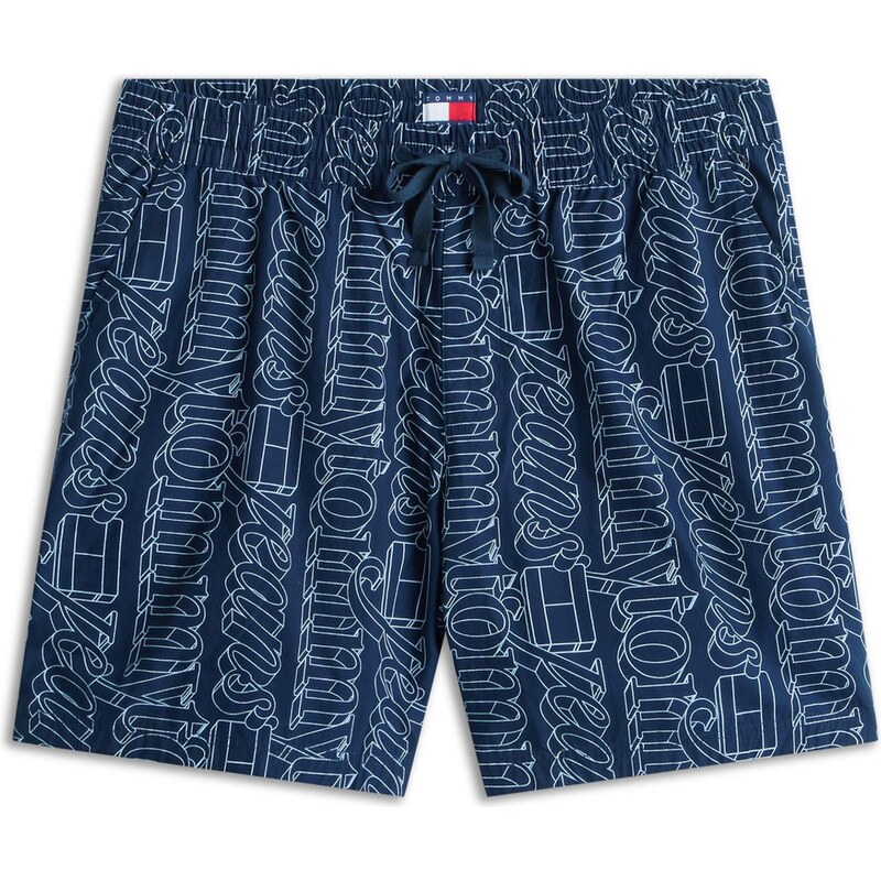 Tommy Jeans Nohavice námornícka modrá / pastelovo modrá / červená 67458880