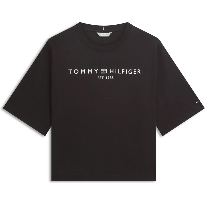 TOMMY HILFIGER Tričko čierna / biela 67458892