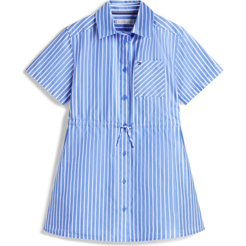 TOMMY HILFIGER Šaty kráľovská modrá / biela 67458916
