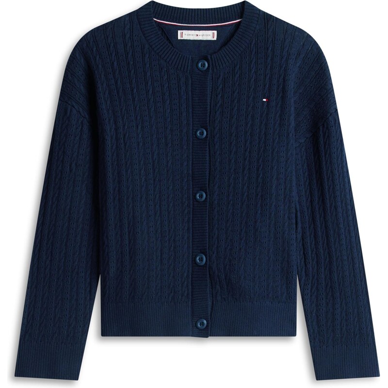 TOMMY HILFIGER Kardigán tmavomodrá 67458912