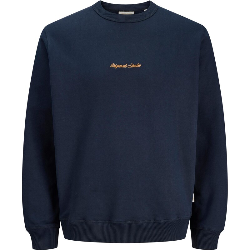 JACK & JONES Mikina JORNorrebro tmavomodrá / oranžová 67458918