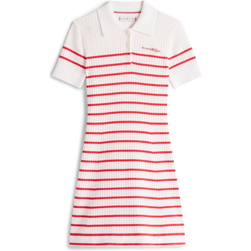 TOMMY HILFIGER Šaty červená / biela 67458928