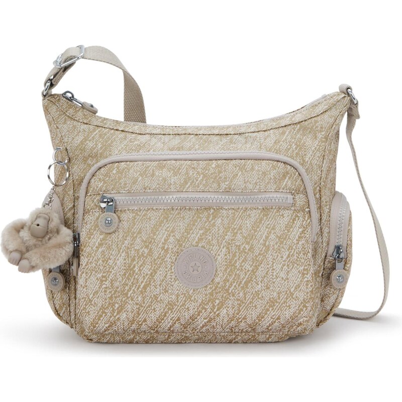 KIPLING Taška cez rameno Gabbie S svetlobéžová / zlatá 67459030