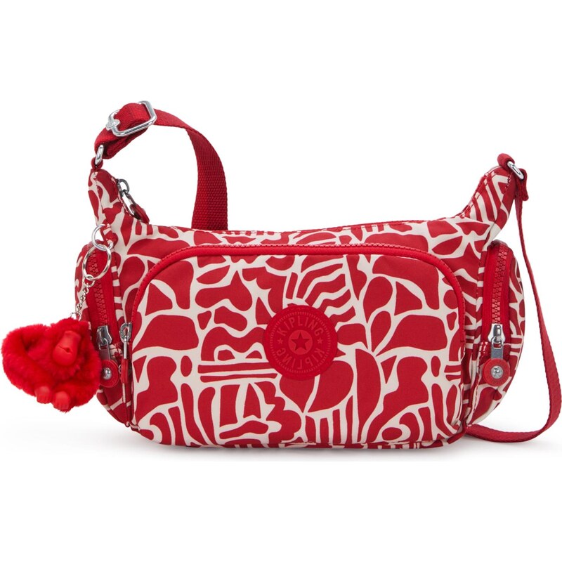 KIPLING Taška cez rameno Gabbette S červená / biela 67459021
