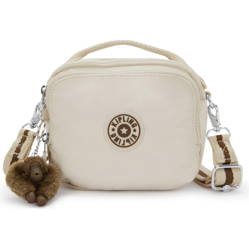 KIPLING Taška cez rameno Cahir prírodná biela 67459066