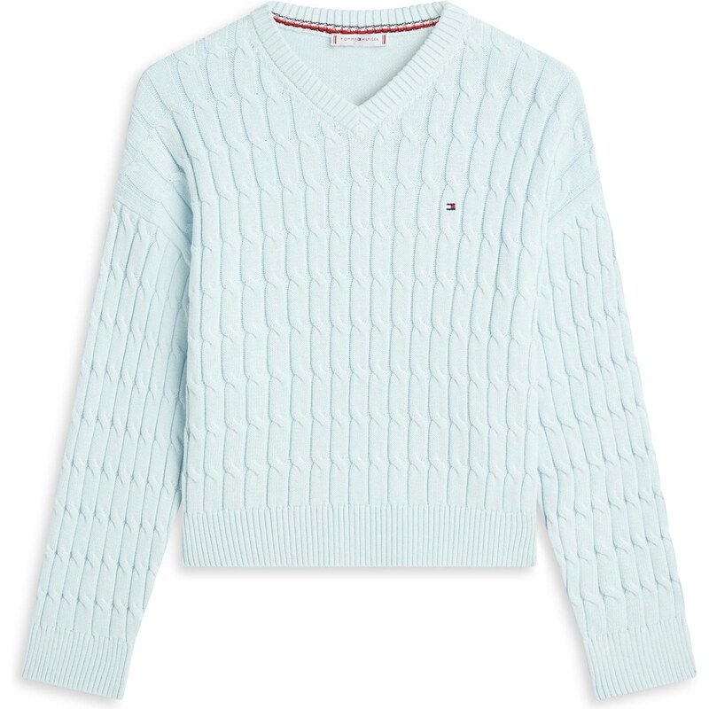 TOMMY HILFIGER Sveter nebesky modrá 67459082