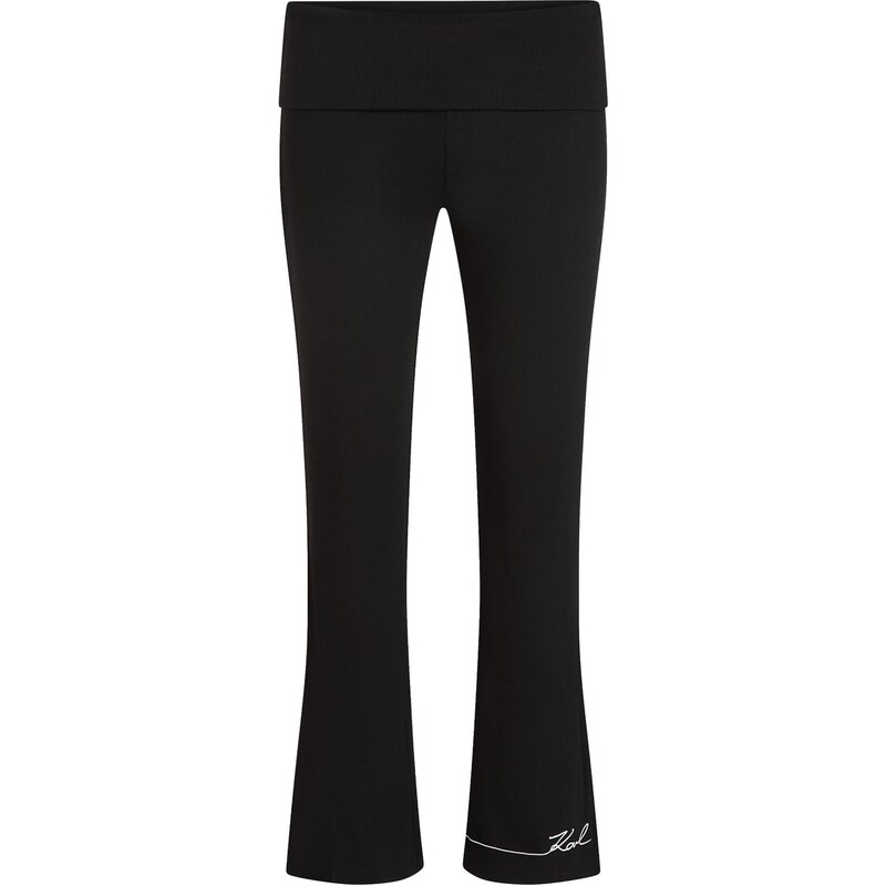 Karl Lagerfeld Nohavice čierna / biela 67459119