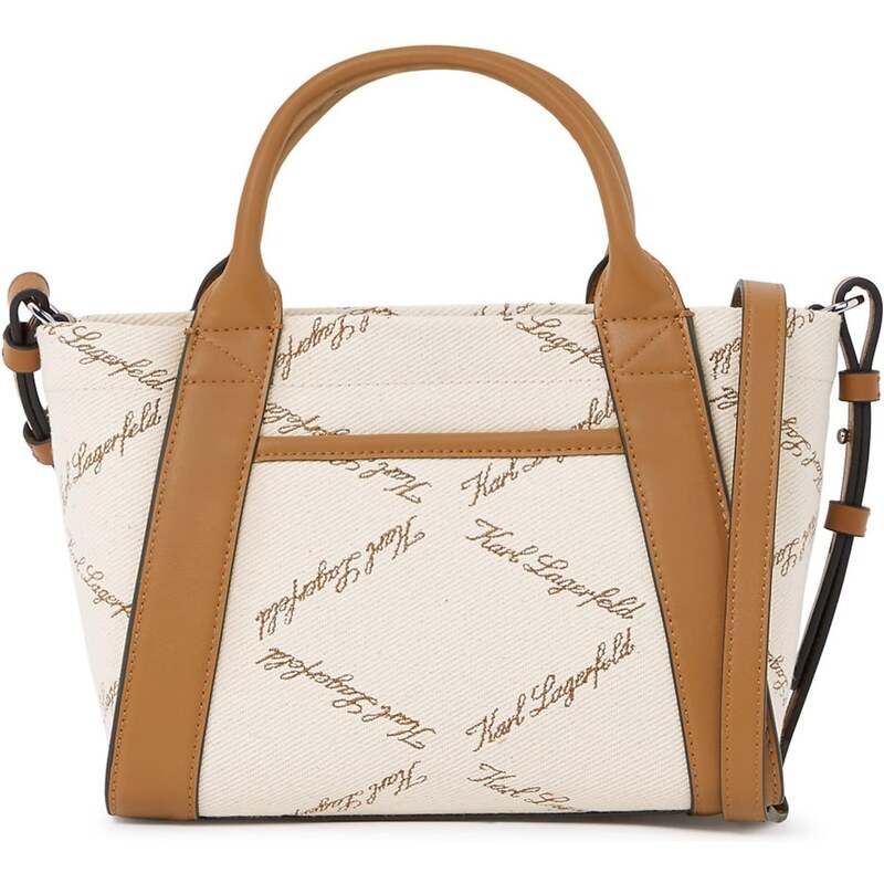 Karl Lagerfeld Kabelka Ville krémová / farba ťavej srsti 67459135