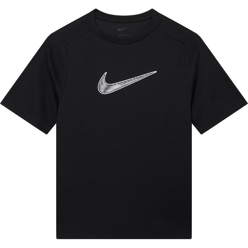 NIKE Funkčné tričko čierna / biela 67459171