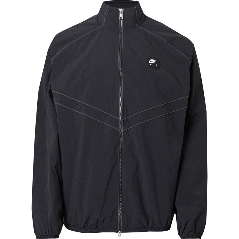 Nike Sportswear Prechodná bunda AIR svetlosivá / čierna 67459188
