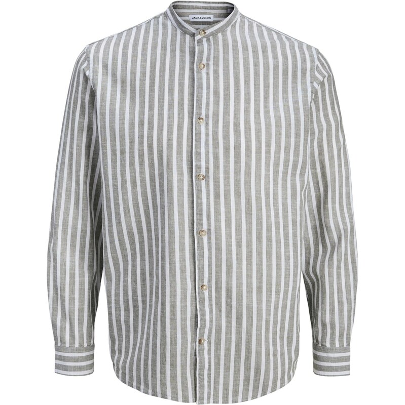 JACK & JONES Košeľa JJESummer antracitová / biela 67459203