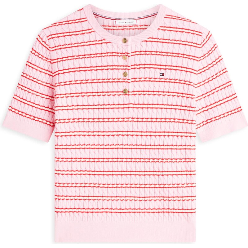 TOMMY HILFIGER Sveter ružová / červená 67459223