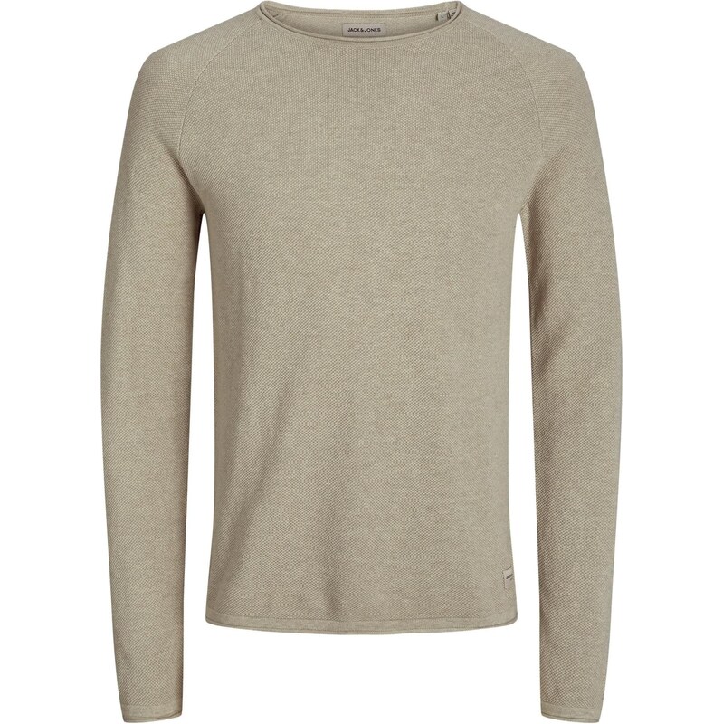 JACK & JONES Sveter JJEHill béžová 67459265