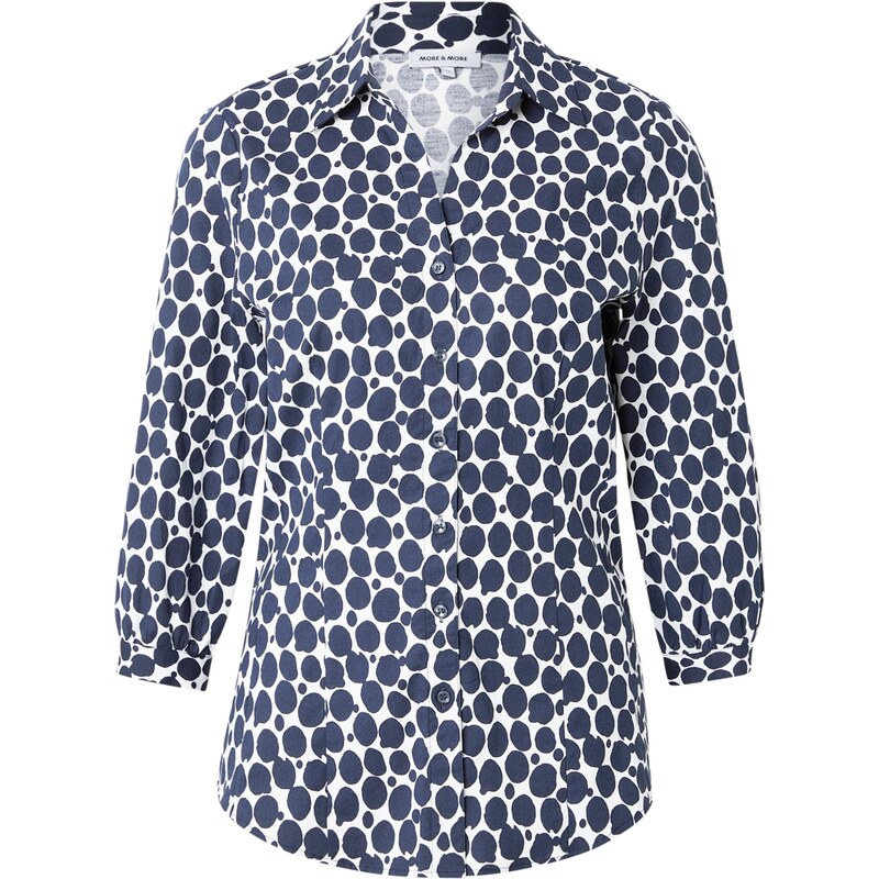 MORE & MORE Blúzka námornícka modrá / biela 67459255