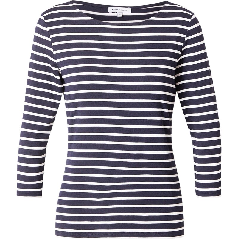 MORE & MORE Tričko námornícka modrá / biela 67459272
