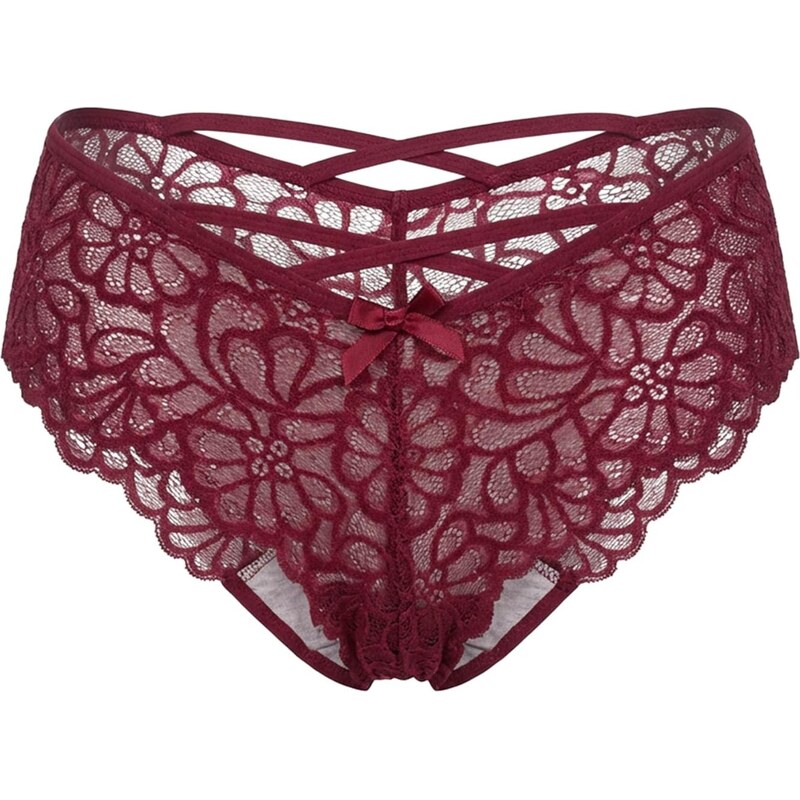 ABOUT YOU Nohavičky Juli tmavočervená 67459288