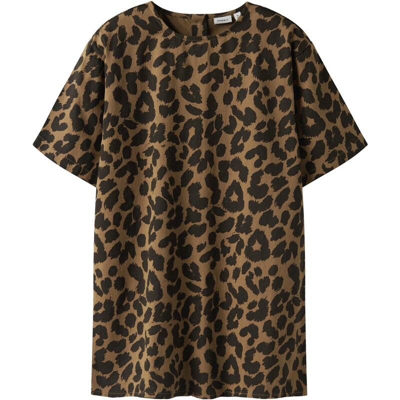 NAME IT Šaty NKFBELATE čokoládová / čierna 67468839