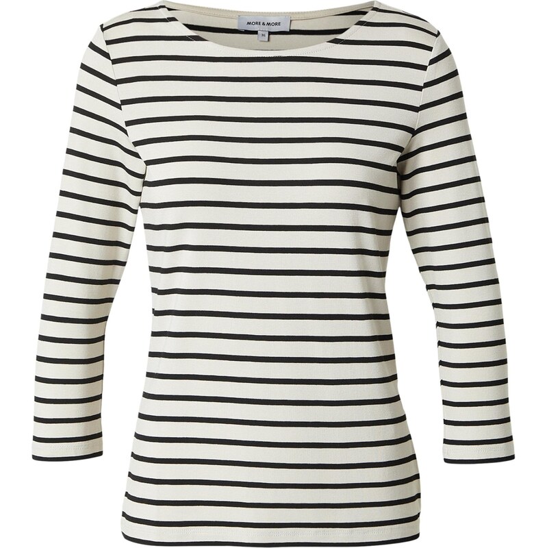 MORE & MORE Tričko čierna / šedobiela 67459330