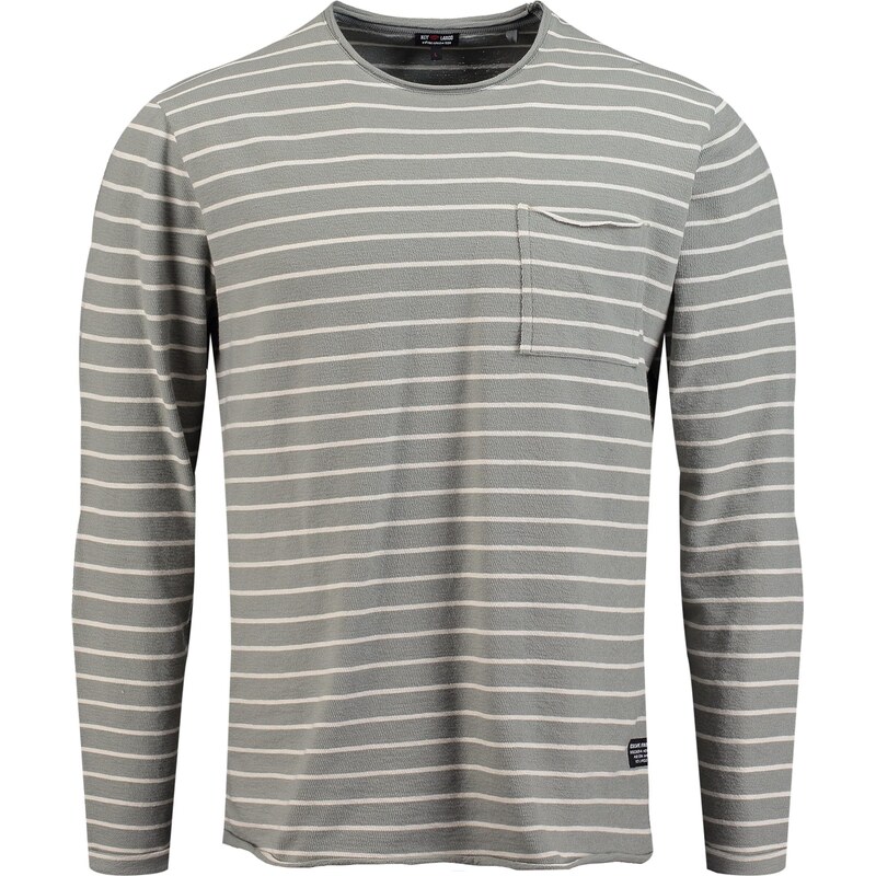 Key Largo Tričko Bruno svetlozelená / biela 67459349