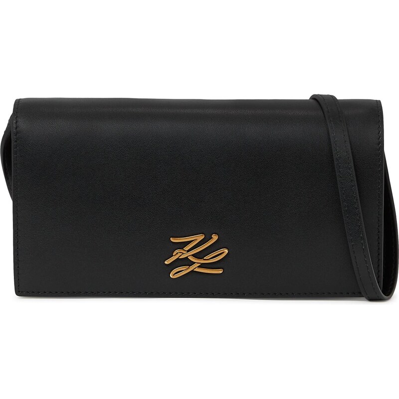 Karl Lagerfeld Listová kabelka MINI K/AUTOGRAPH čierna 67459358