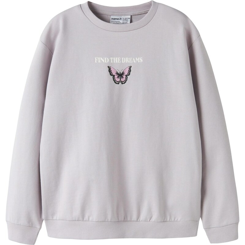 NAME IT Mikina NKFVENUS pastelovo fialová / svetloružová / čierna / 67459404