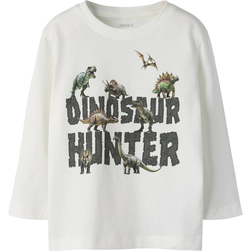 NAME IT Tričko NMMVOTO tmavosivá / svetlozelená / čierna / biela 67459411