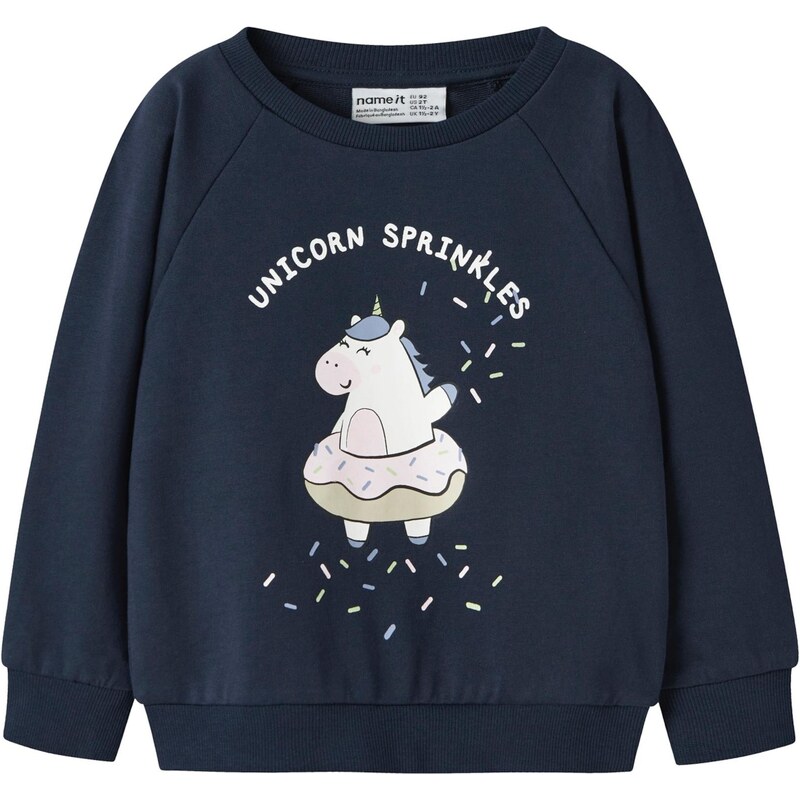 NAME IT Mikina NMFVENUS tmelová / námornícka modrá / slivková / biela 67459402