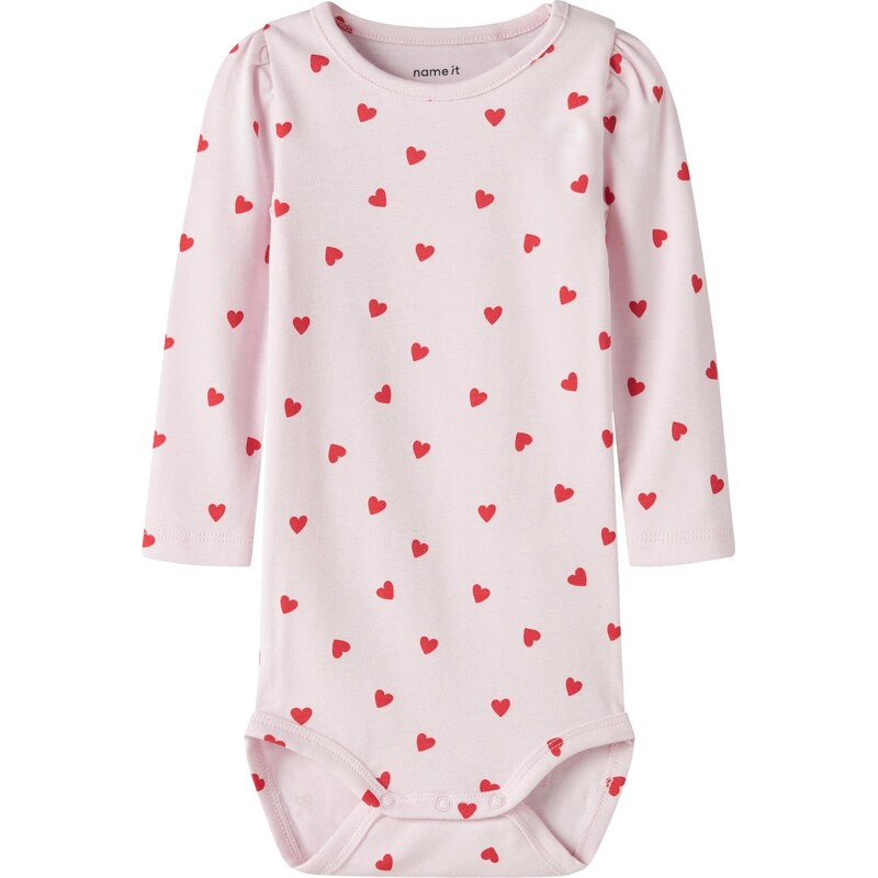 NAME IT Body NBFBHEART ružová / tmavočervená 67459419