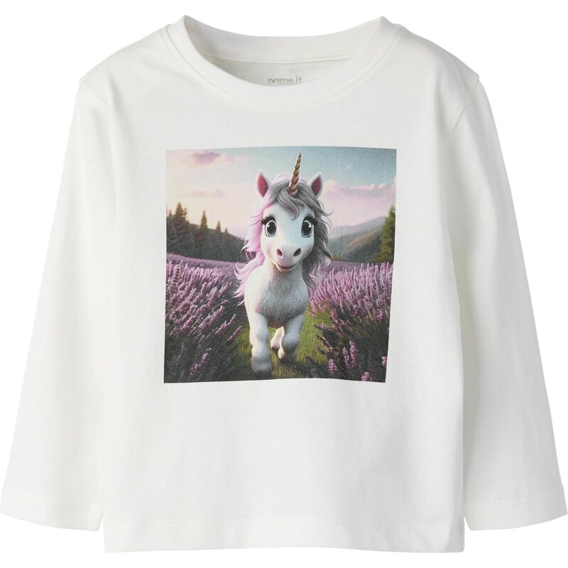 NAME IT Tričko NMFVOTEA zafírová / farby bahna / levanduľová / biela 67459451