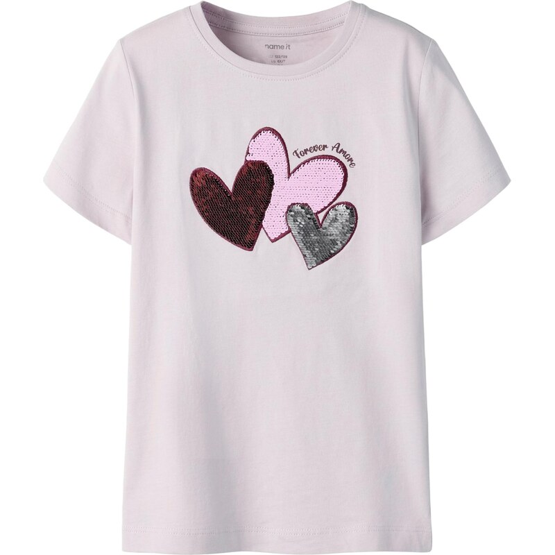 NAME IT Tričko NKFBONNIFA orgovánová / ružová / vínovo červená / 67459489