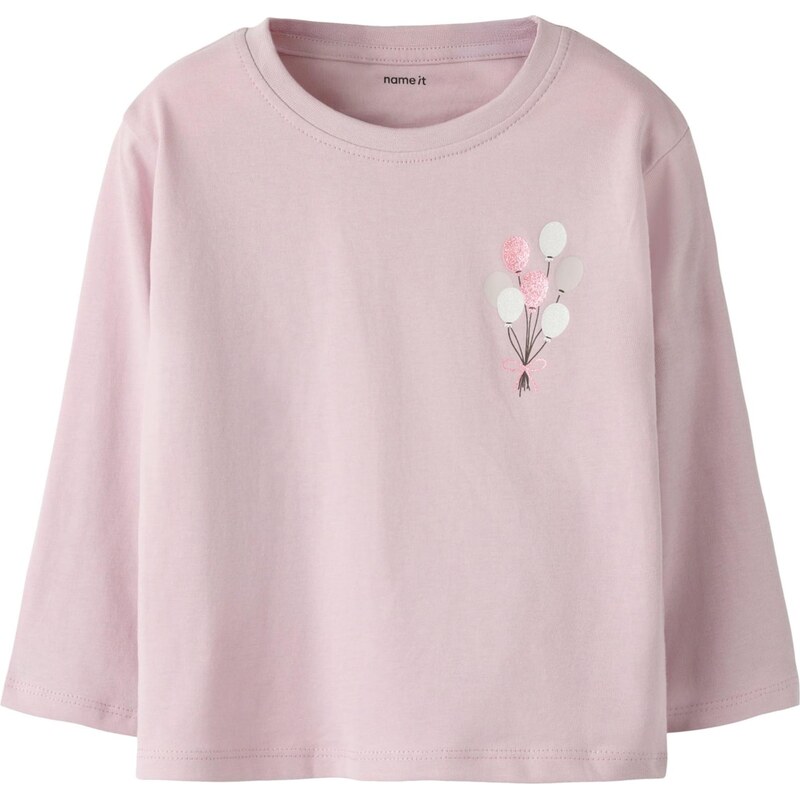 NAME IT Tričko NMFVelda sivá / antracitová / eozín / staroružová 67459504