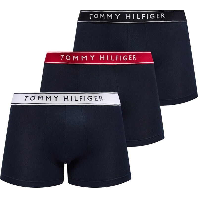 Tommy Hilfiger Underwear Boxerky Essential červená / čierna / biela 67459519